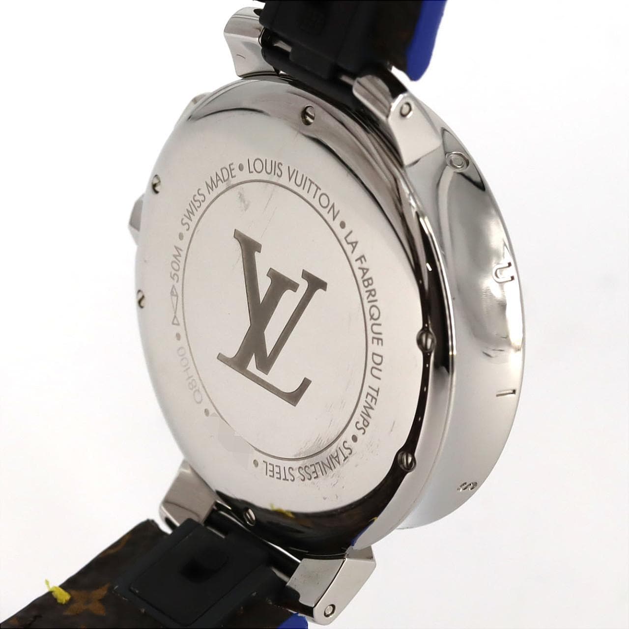 ルイヴィトン タンブールムーンスタークロノ･12P･ラグD Q8H00 SS クォーツ