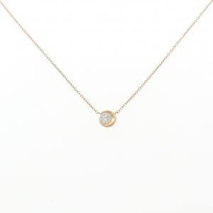 スタージュエリー ムーンセッティング ネックレス 0.14CT