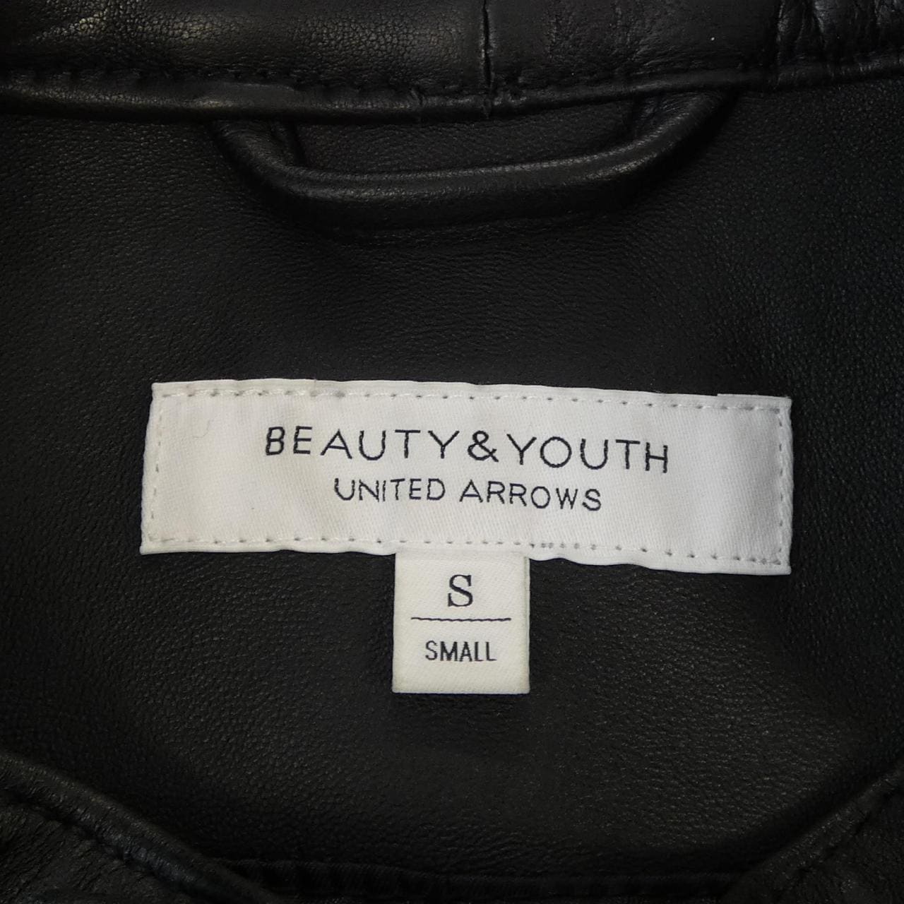 ビューティーアンドユース BEAUTY&YOUTH(U.A) レザーライダースジャケット