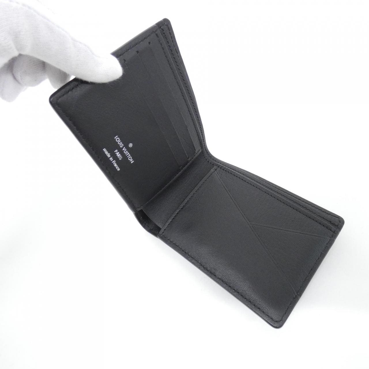 ルイヴィトン エキゾチック レザー ポルトフォイユ ミュルティプル N81875 札入れ