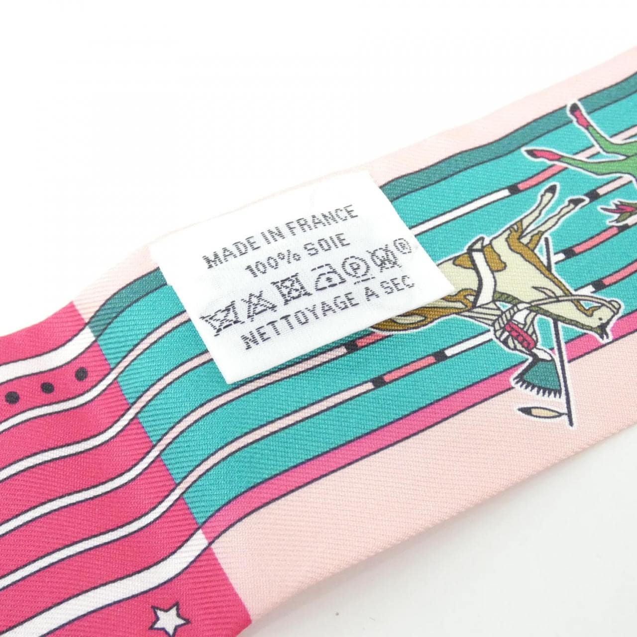 エルメス PANI LA SHAR PAWNEE ツイリー 063587S スカーフ