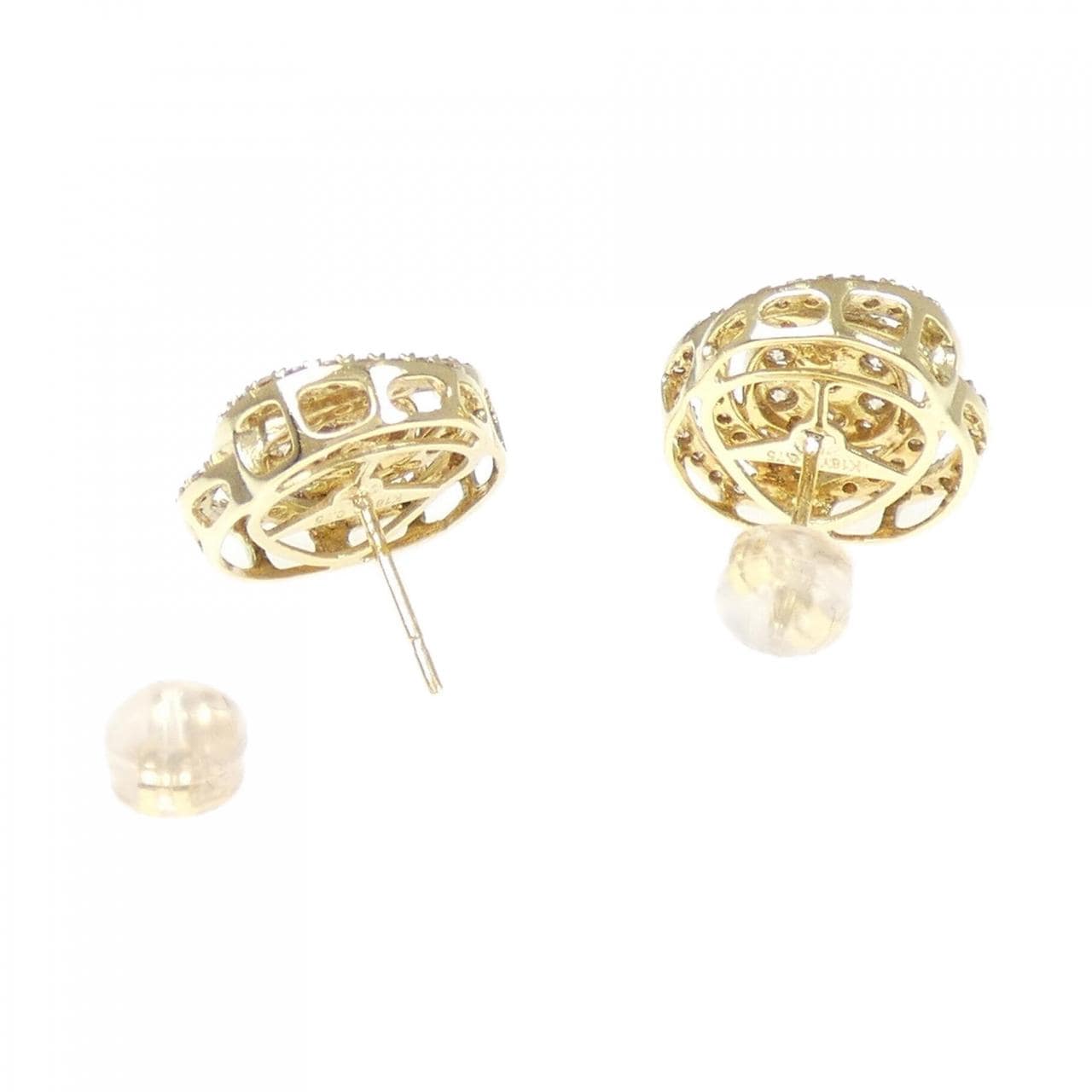 K18YG ダイヤモンド ピアス 1.50CT