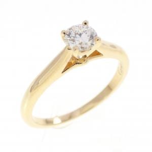 カルティエ ダイヤモンド リング 0.22CT E VS1 EXT