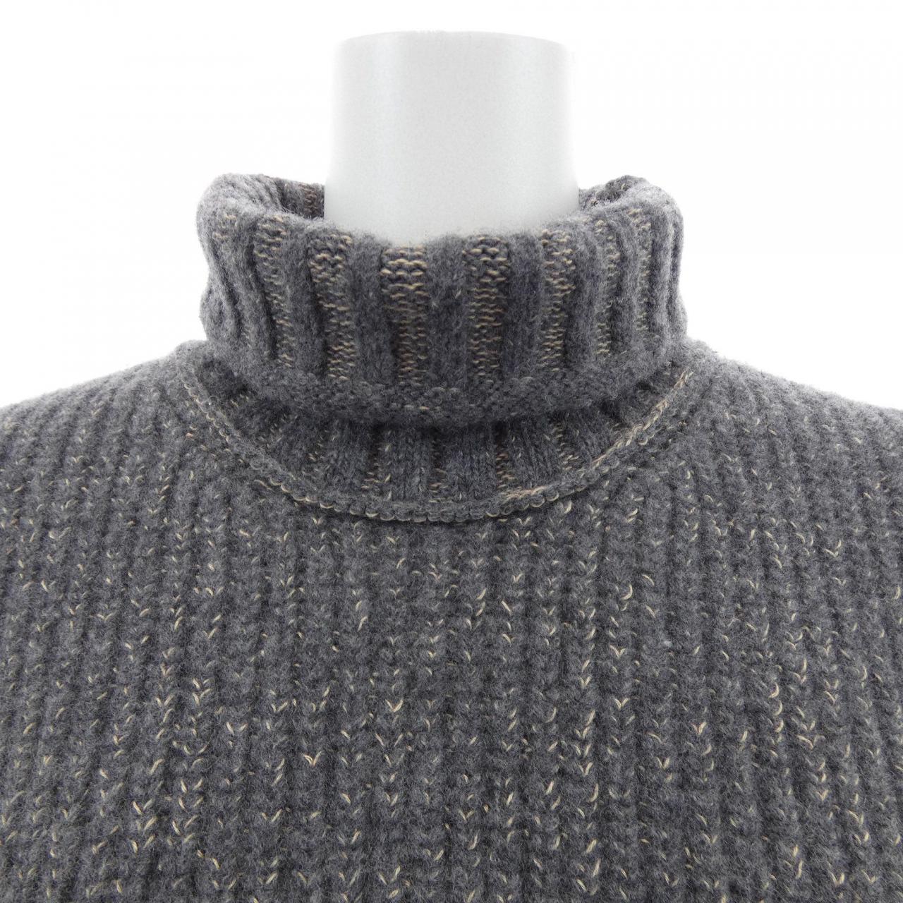 ルイヴィトン LOUIS VUITTON プリーツウエストタートルネックプルオーバー FRKL57QIM ニット