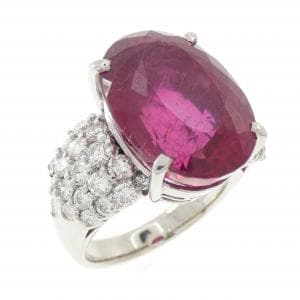PT900 ルベライトトルマリン リング 13.519CT