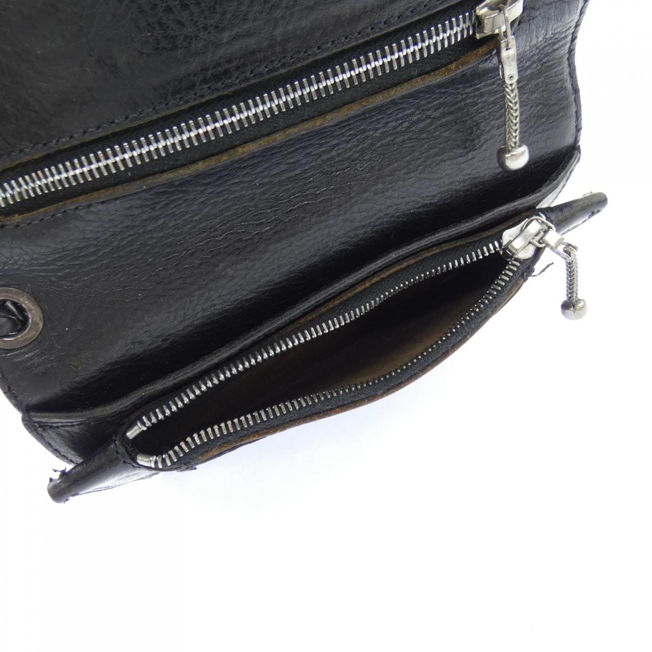 クロムハーツ CHROME HEARTS 2ZIP STRAP BLK 2246 304 0030 0200 WALLET