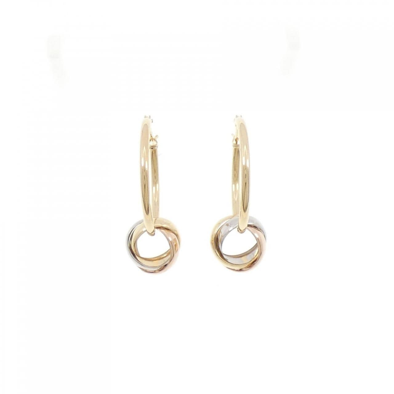 K18YG/PT900/K18PG 2WAY ピアス