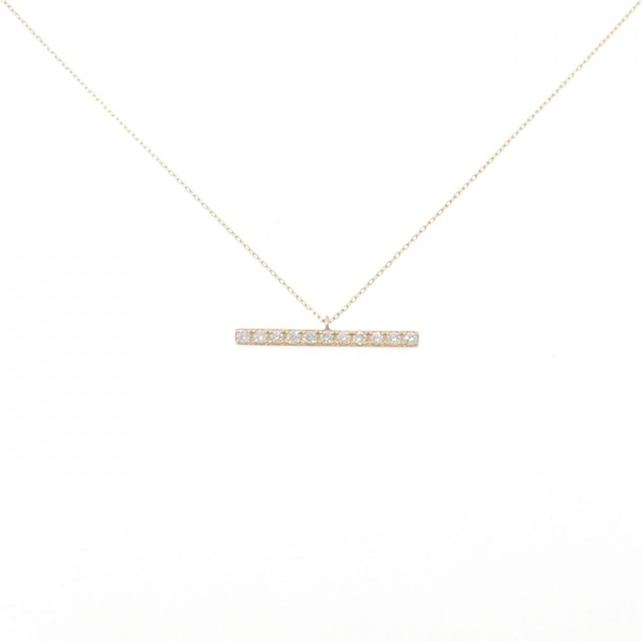 K10YG ダイヤモンド ネックレス 0.17CT