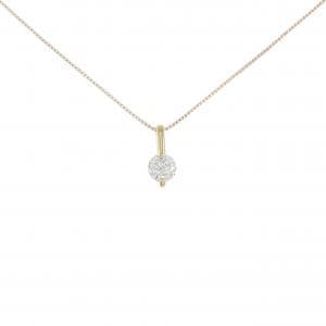 K18YG ソリティア ダイヤモンド ネックレス 0.321CT