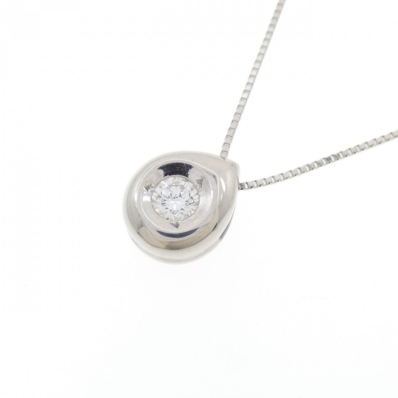 PT900/PT850 ダイヤモンド ネックレス 0.18CT