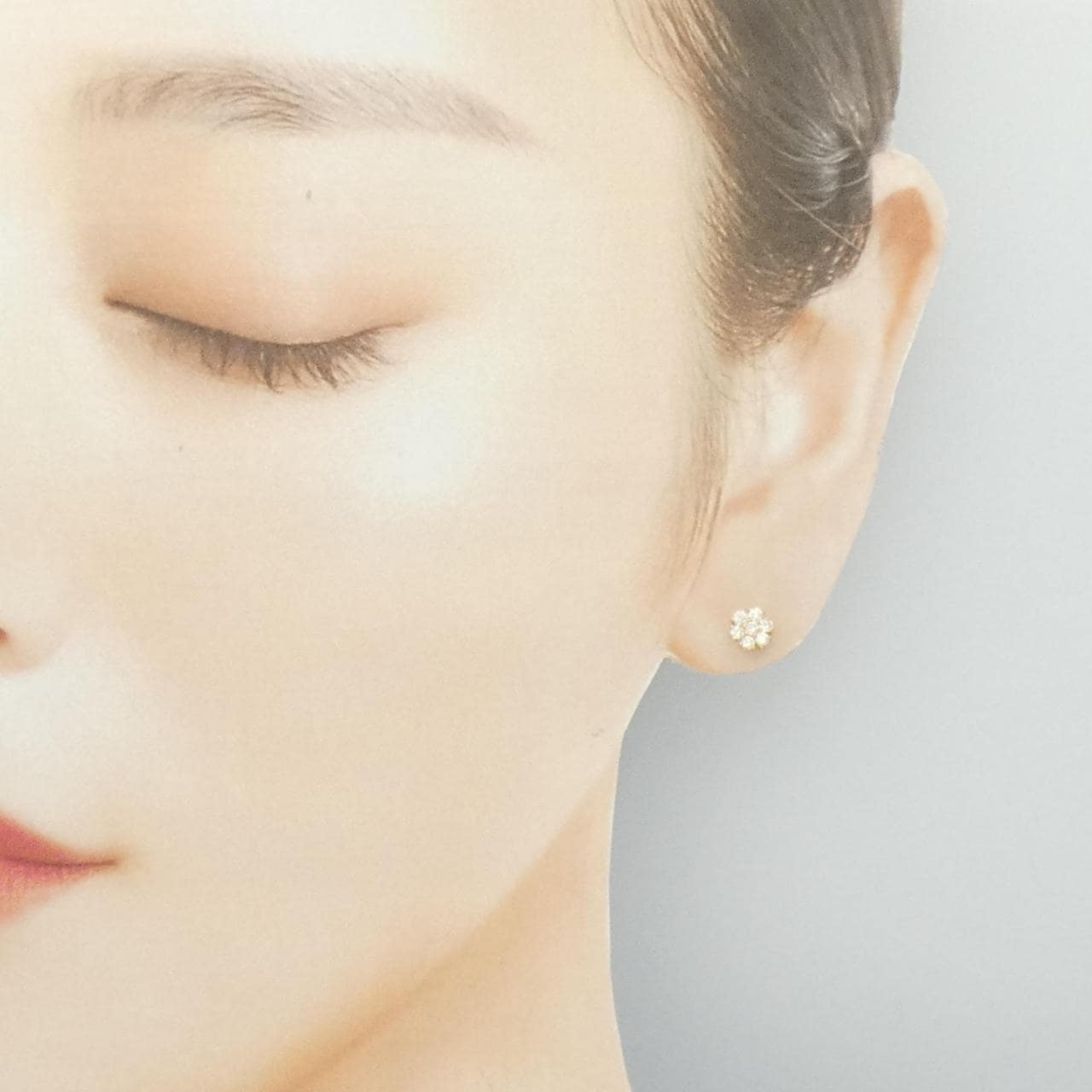 【リメイク】K18YG ダイヤモンド ピアス 0.30CT