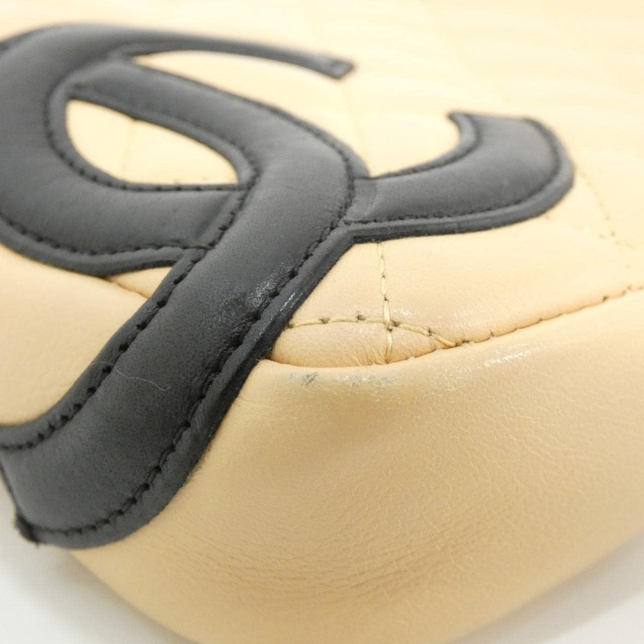 【ヴィンテージ】シャネル カンボン ライン 25175 ショルダーバッグ