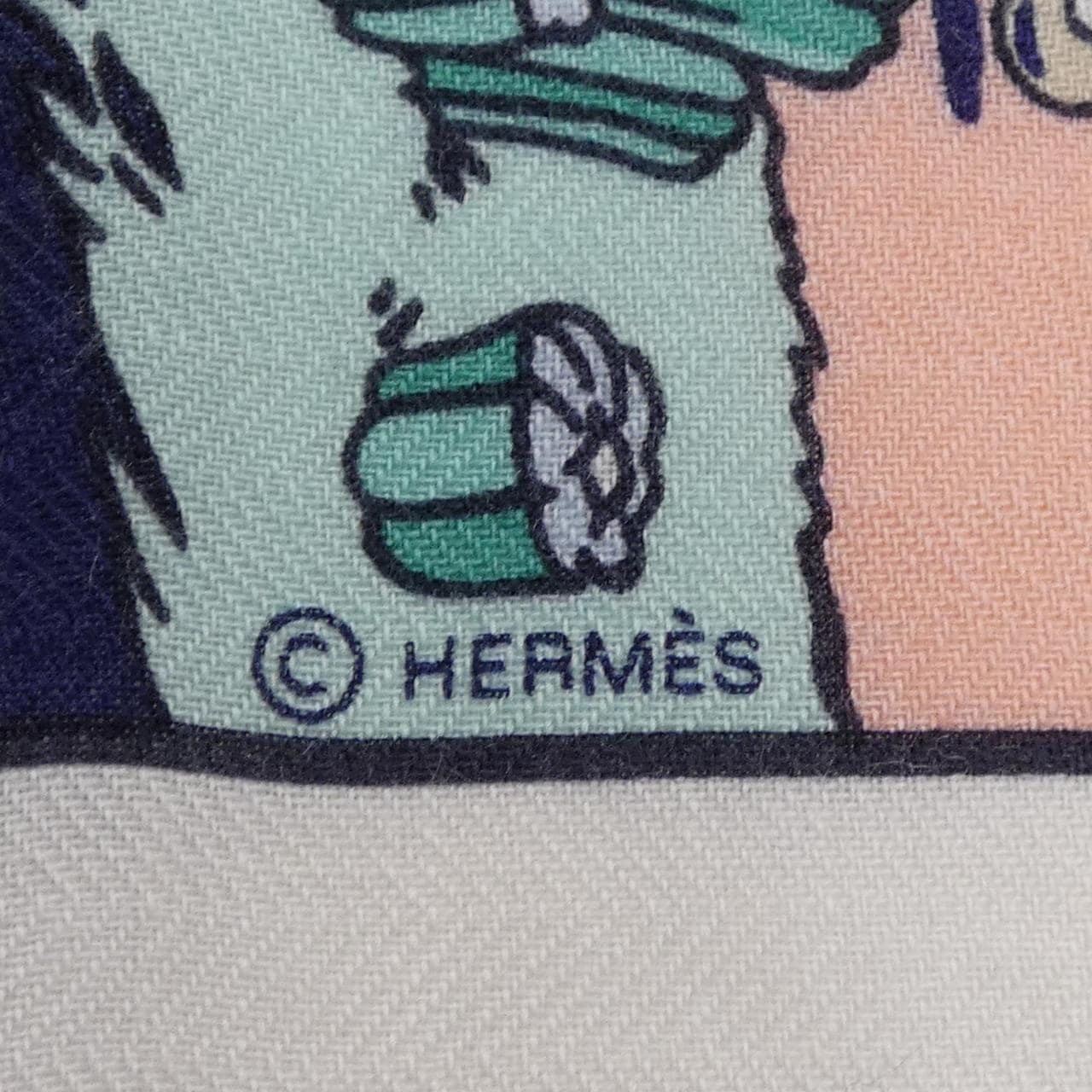 エルメス HERMES ロコモーション　LOCOMOTION H244098S カレジェアン140 ショール