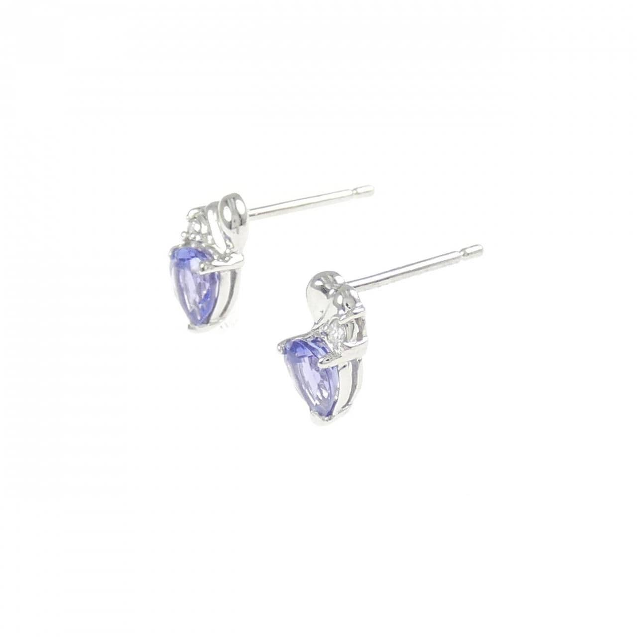 PT850/PT900 タンザナイト ピアス