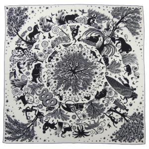 エルメス HERMES SOUS LE CHARME D'ORPHEE H244177S カレジェアン140 ショール