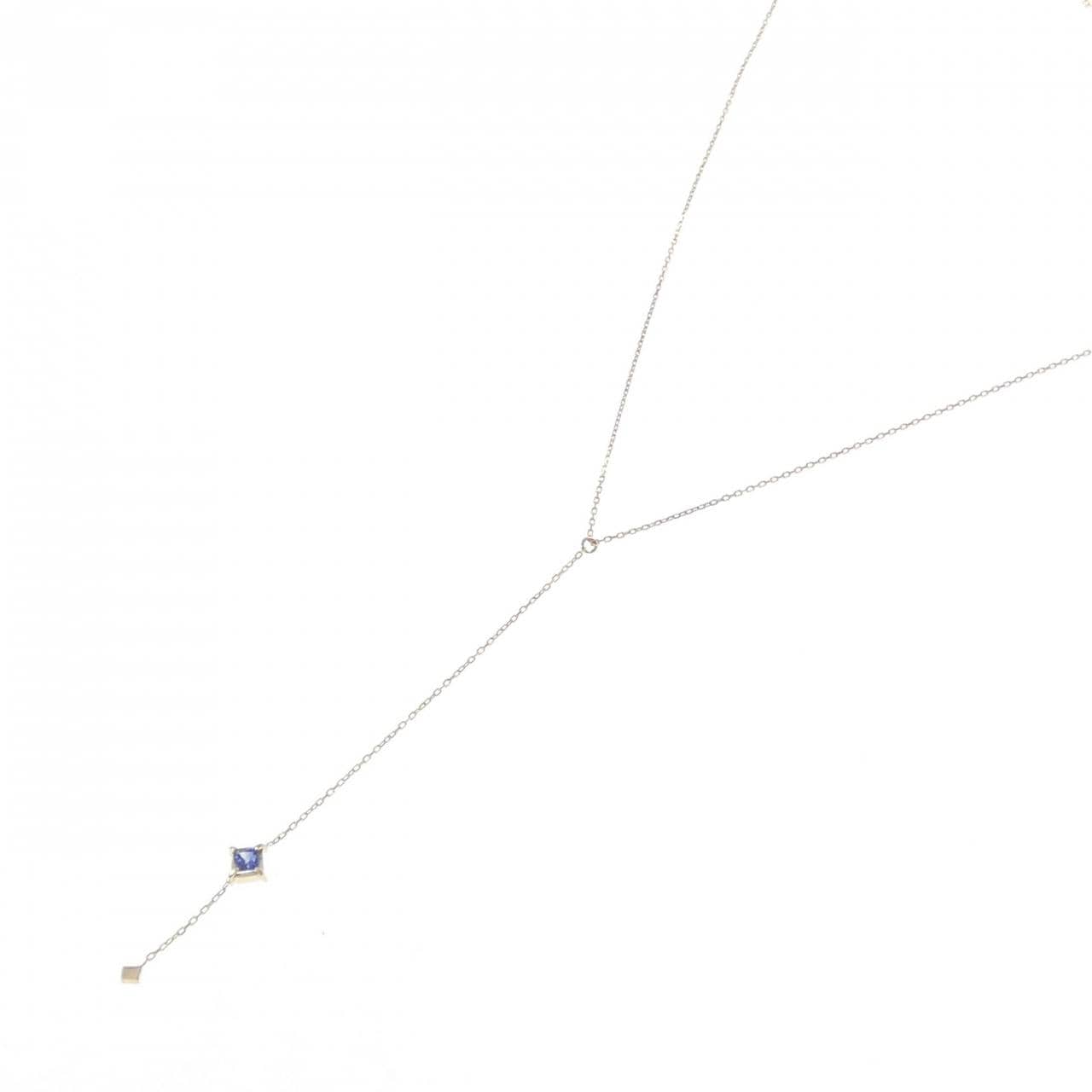 K18YG サファイヤ ネックレス