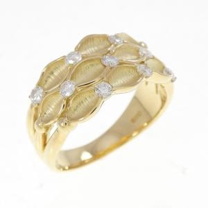 K18YG ダイヤモンド リング 0.30CT