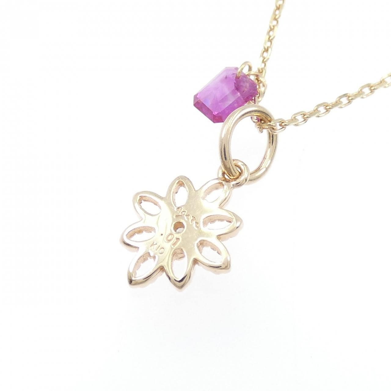 アガット カラーストーン ネックレス