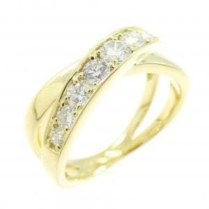 K18YG ダイヤモンド リング 0.71CT