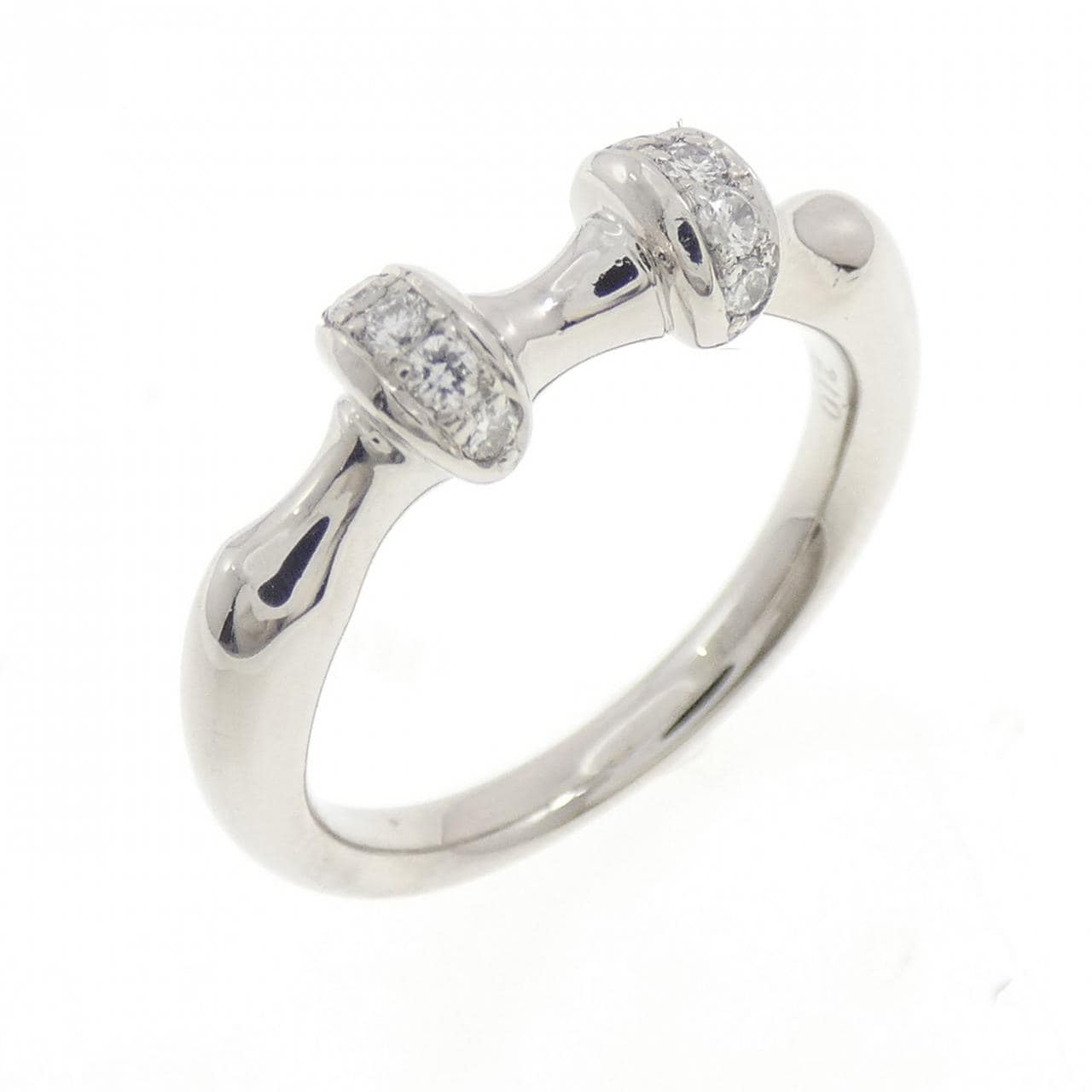 PT950 ダイヤモンド リング 0.12CT