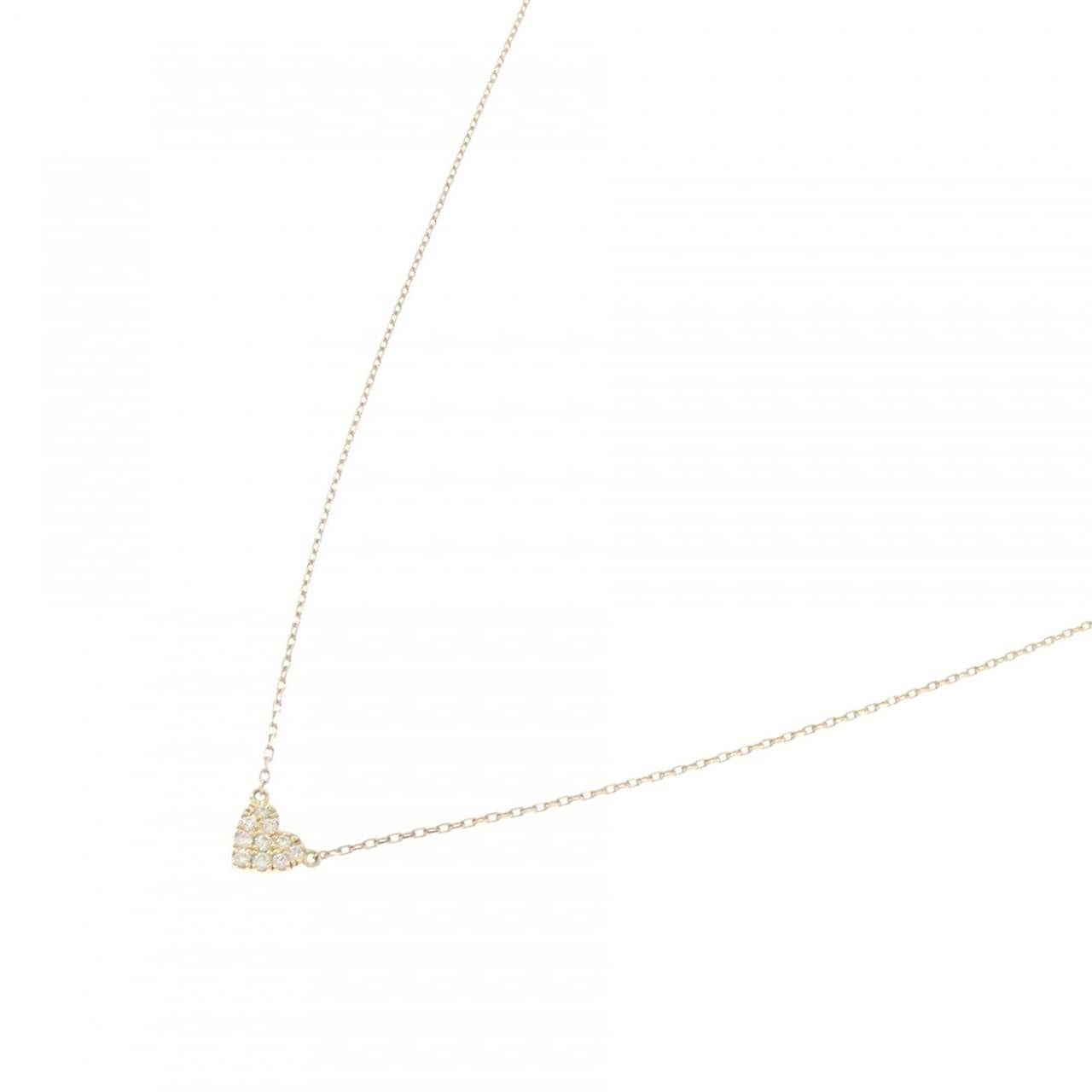 アーカー ハートパヴェ ネックレス 0.05CT