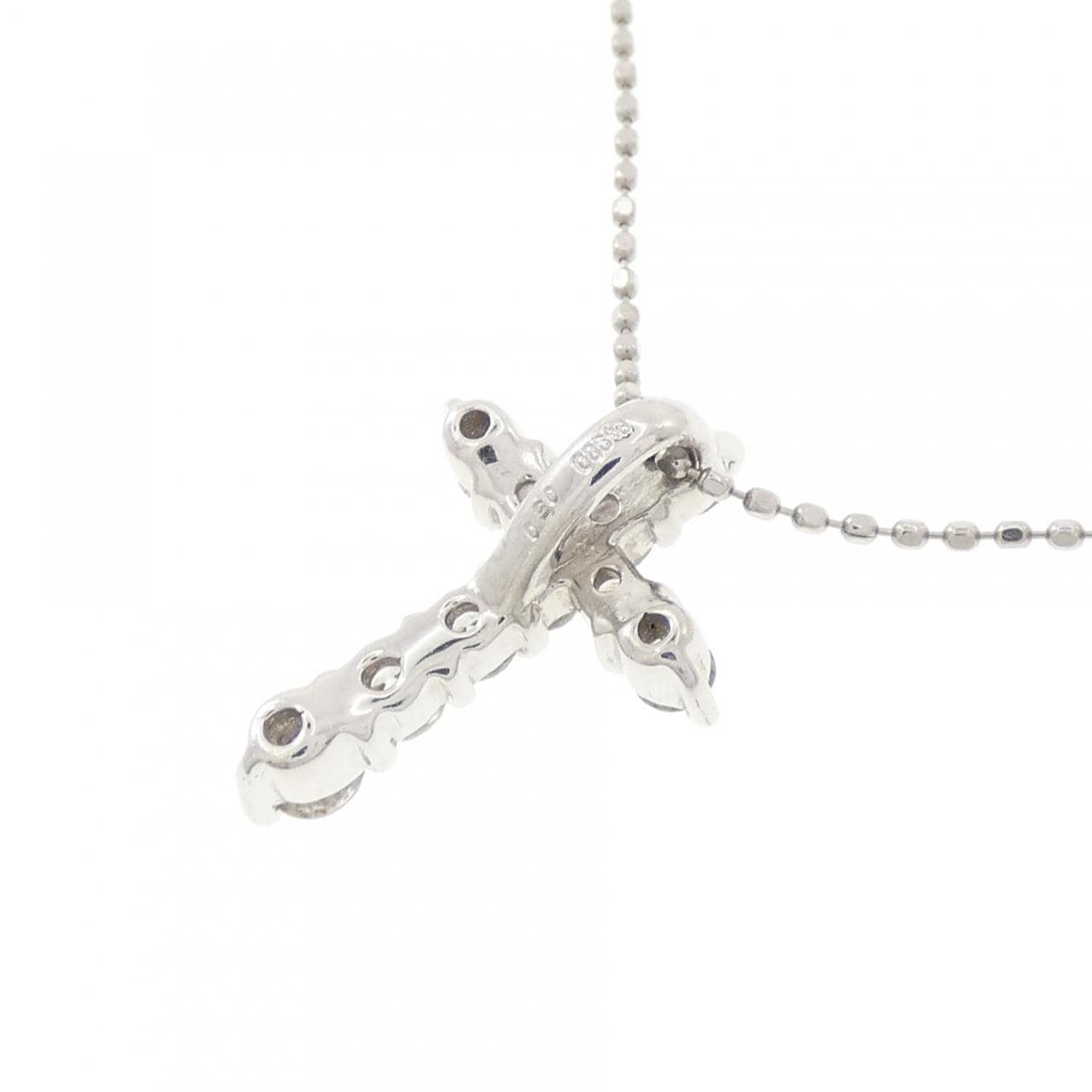 PT900/PT850 クロス ダイヤモンド ネックレス 0.50CT