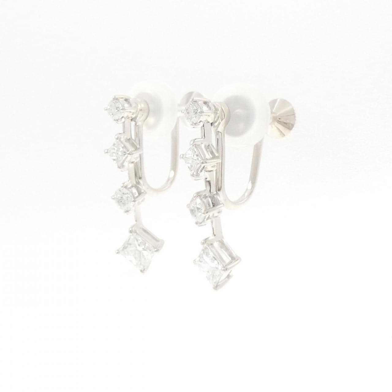 ミキモト ダイヤモンド イヤリング 1.10CT
