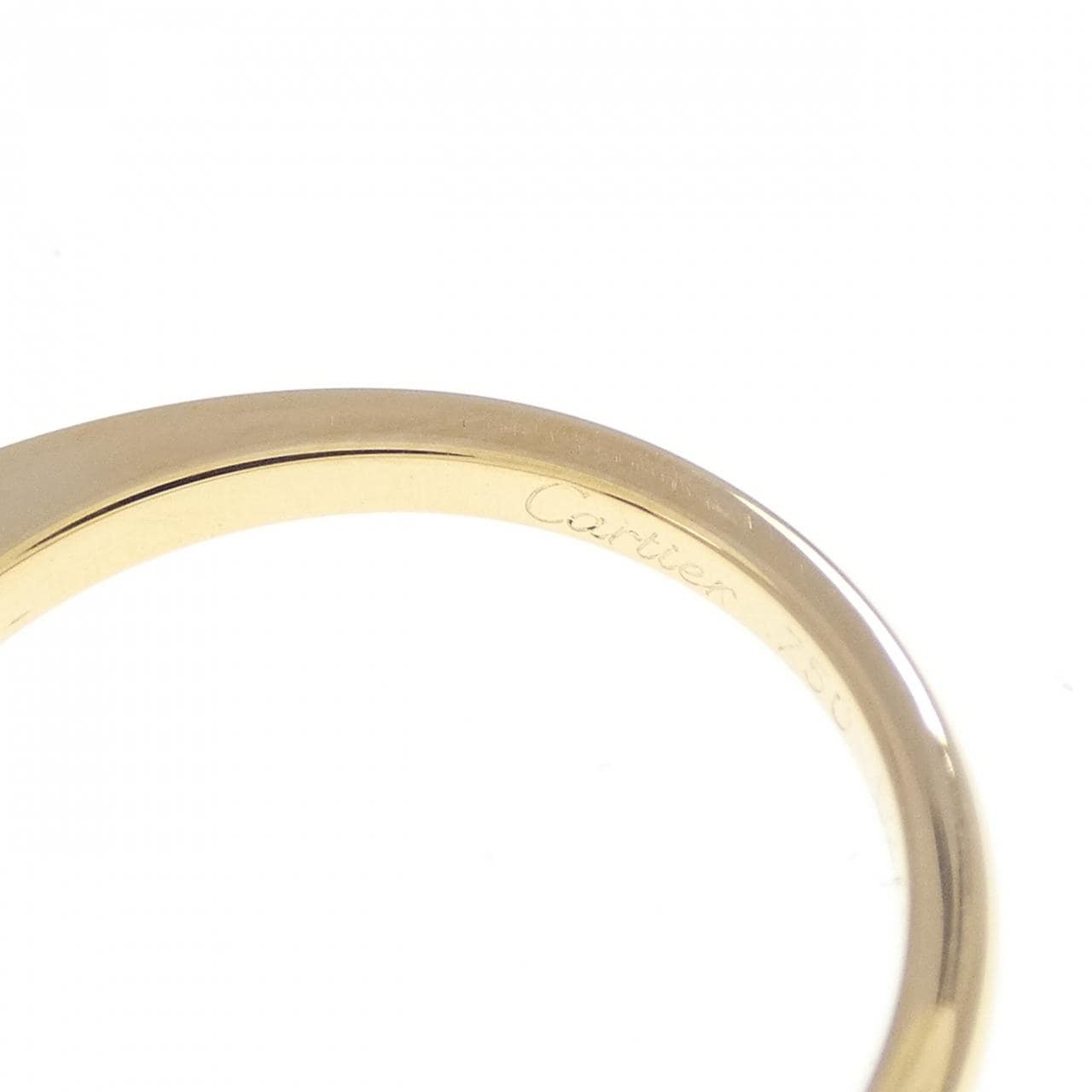 カルティエ 750YG リング