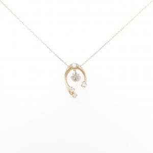 K18PG ダイヤモンド ネックレス 0.21CT