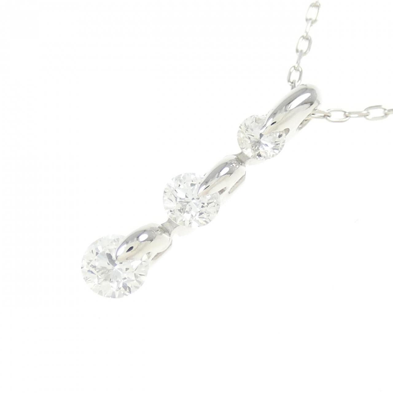 PT900/PT850 ダイヤモンド ネックレス 0.50CT