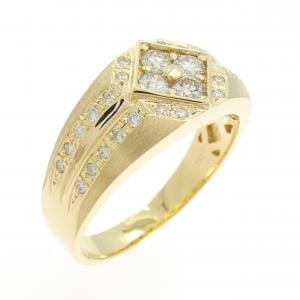 【新品】K18YG ダイヤモンド リング 0.52CT