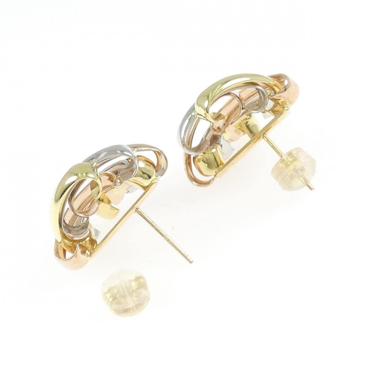 [新品] K18YG/PT900/K18PG 耳环