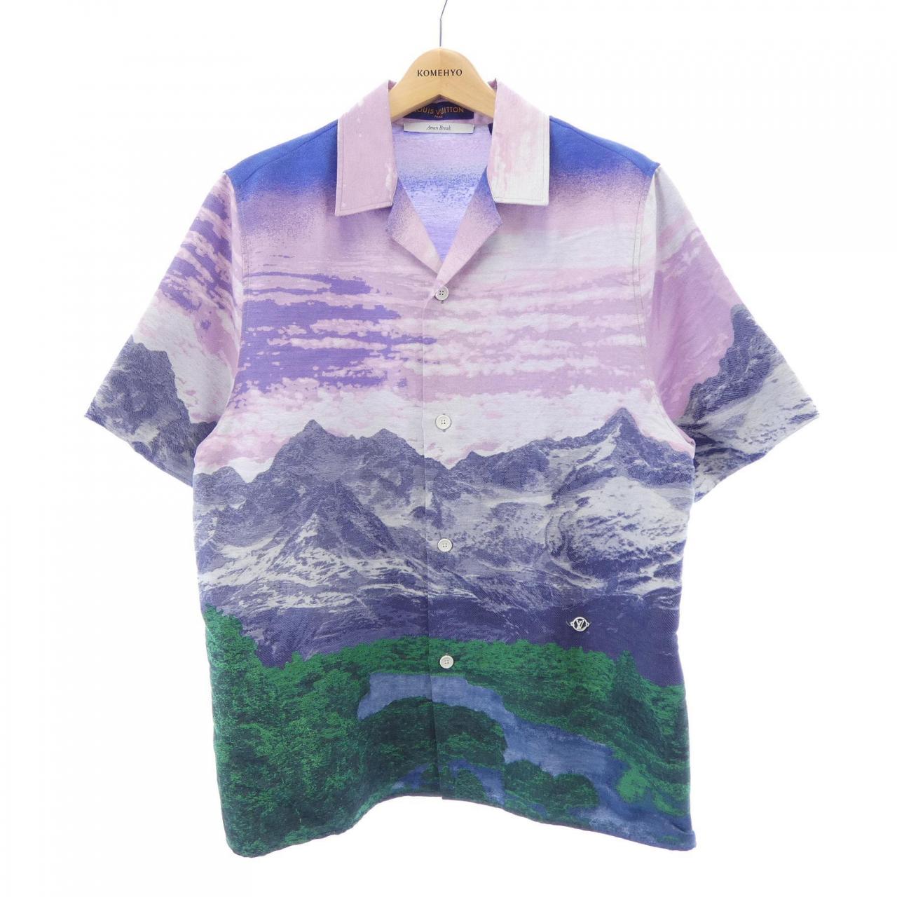 ルイヴィトン LOUIS VUITTON ランドスケープハワイアンシャツ HMS87WJ96 S/Sシャツ