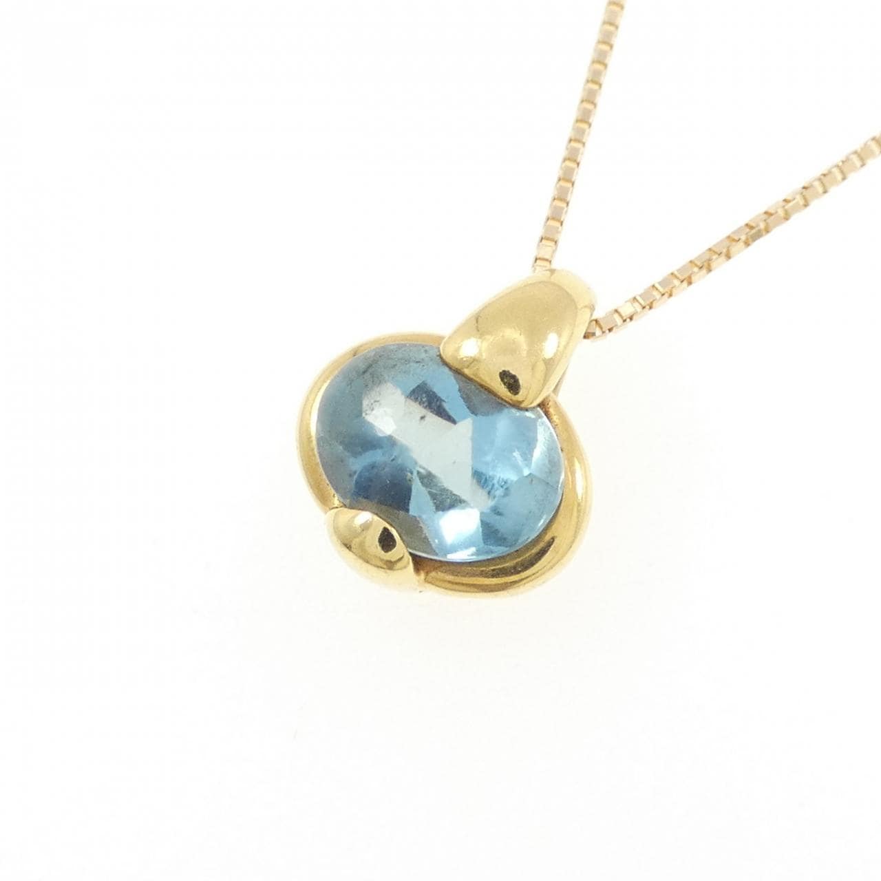 ミキモト アクアマリン ネックレス 1.39CT