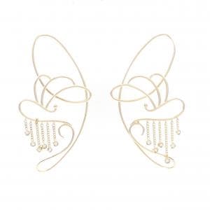 K18YG ダイヤモンド イヤーカフ 0.18CT