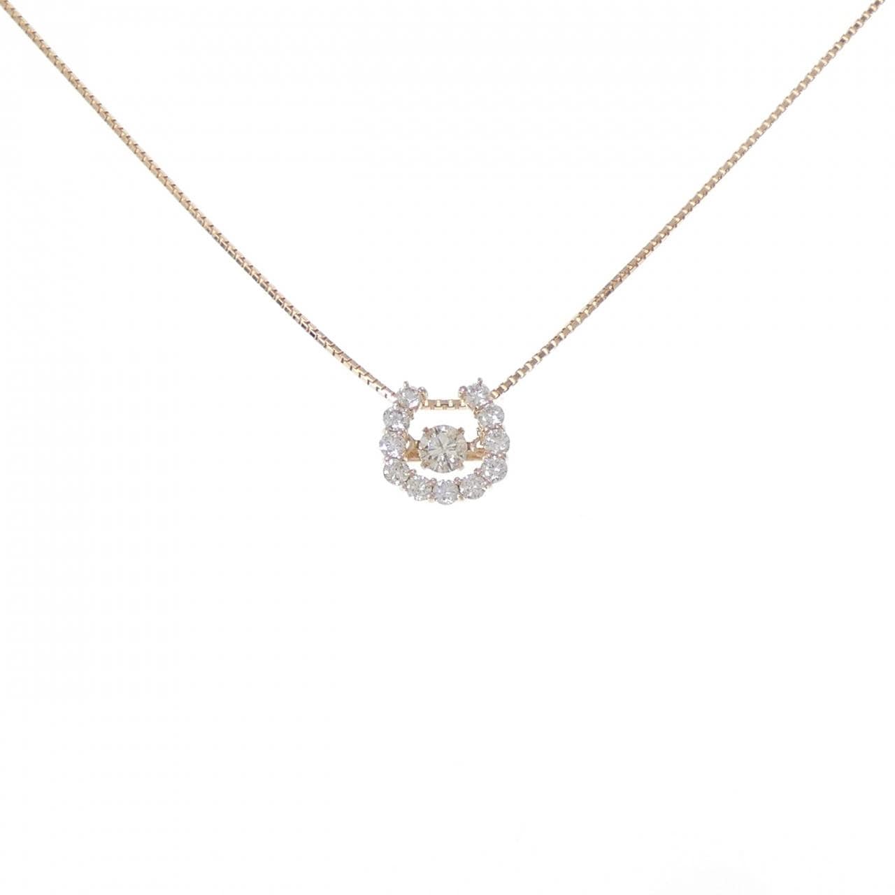 K18PG ダイヤモンド ネックレス 0.50CT