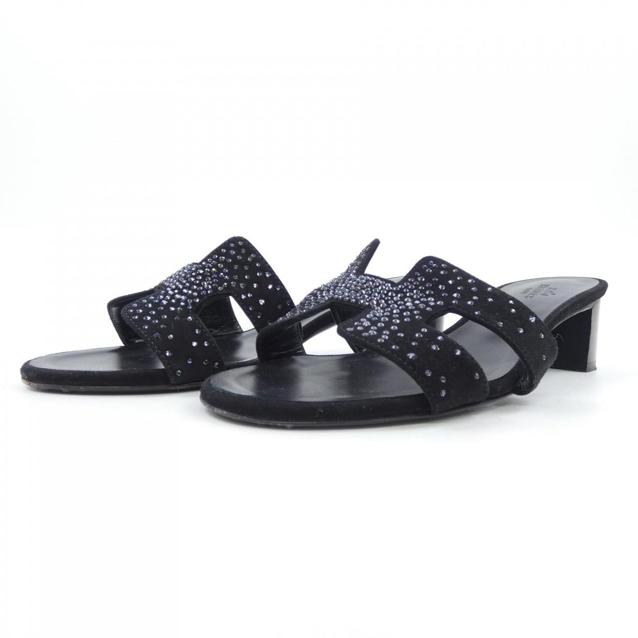 エルメス HERMES ラインストーンディテール 222192Z オアジス サンダル