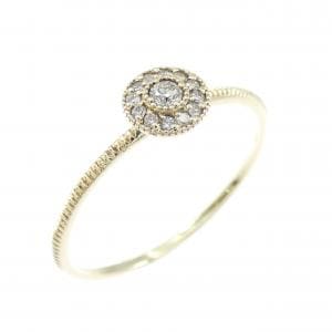 K10YG ダイヤモンド リング 0.09CT