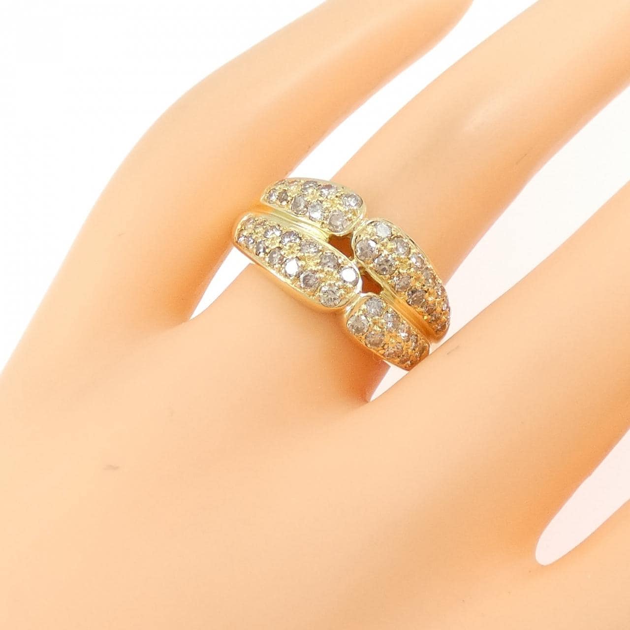 K18YG ダイヤモンド リング 1.00CT