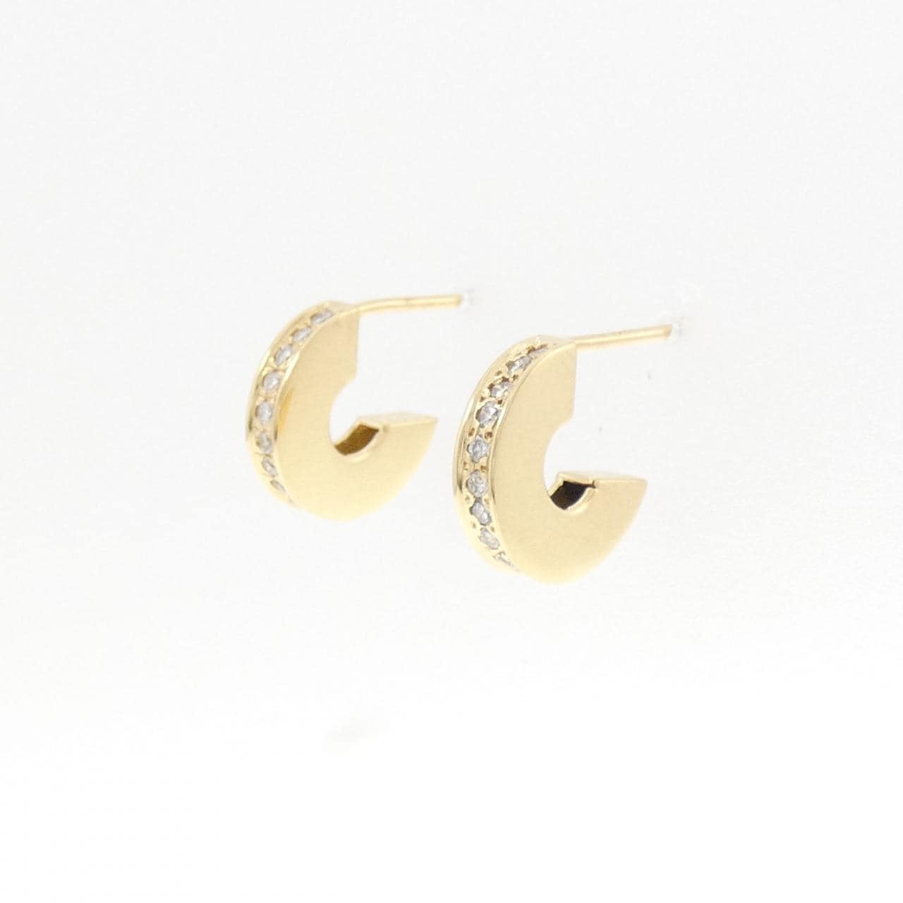K18YG ダイヤモンド ピアス 0.18CT