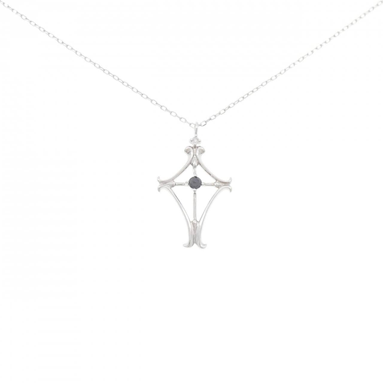 K10WG ダイヤモンド ネックレス 0.03CT