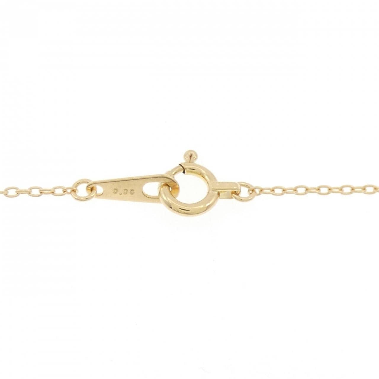 K18YG ダイヤモンド ネックレス 0.08CT