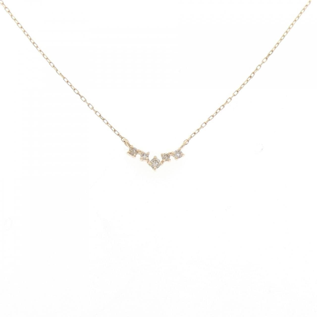 K10YG ダイヤモンド ネックレス