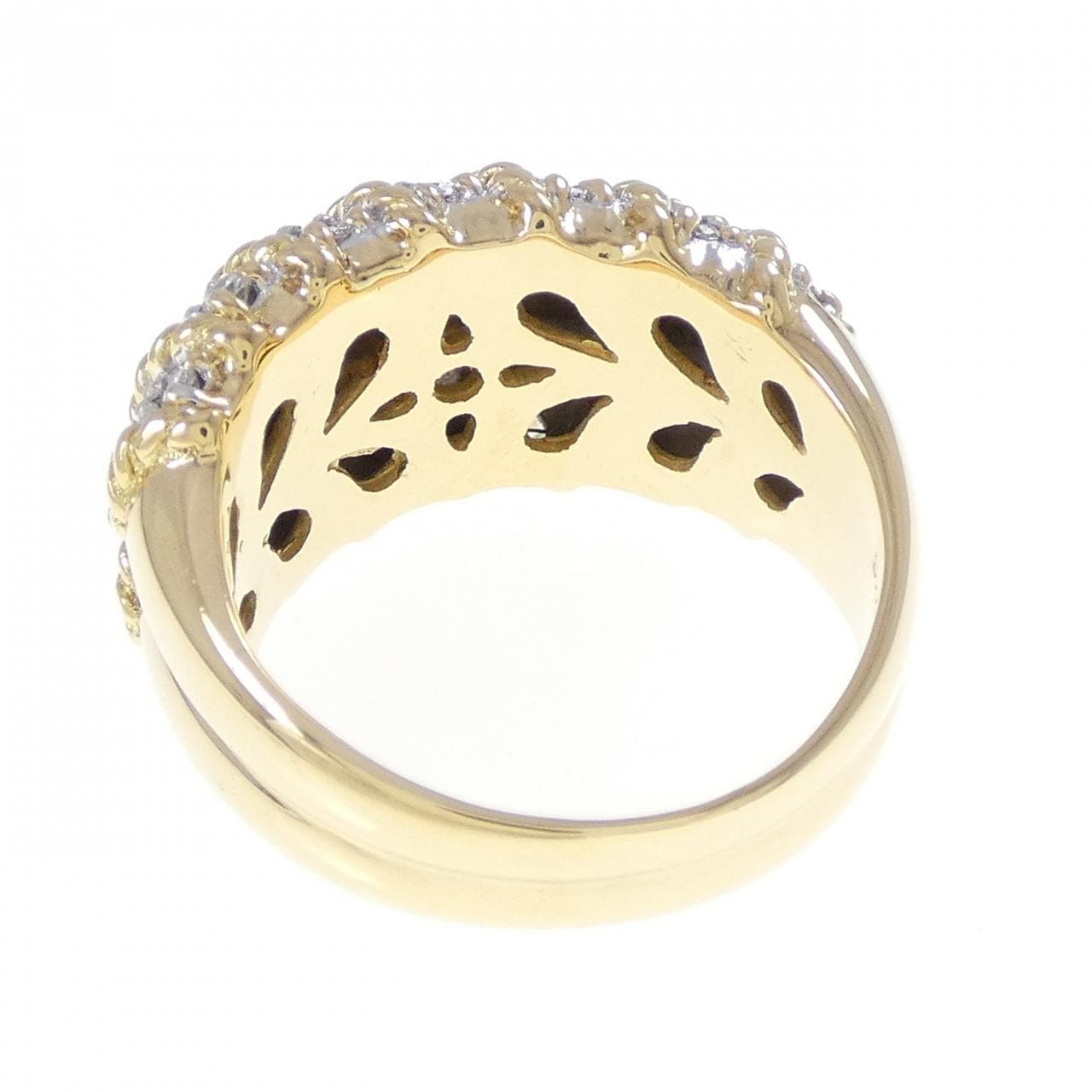 K18YG/K18WG ダイヤモンド リング 1.00CT