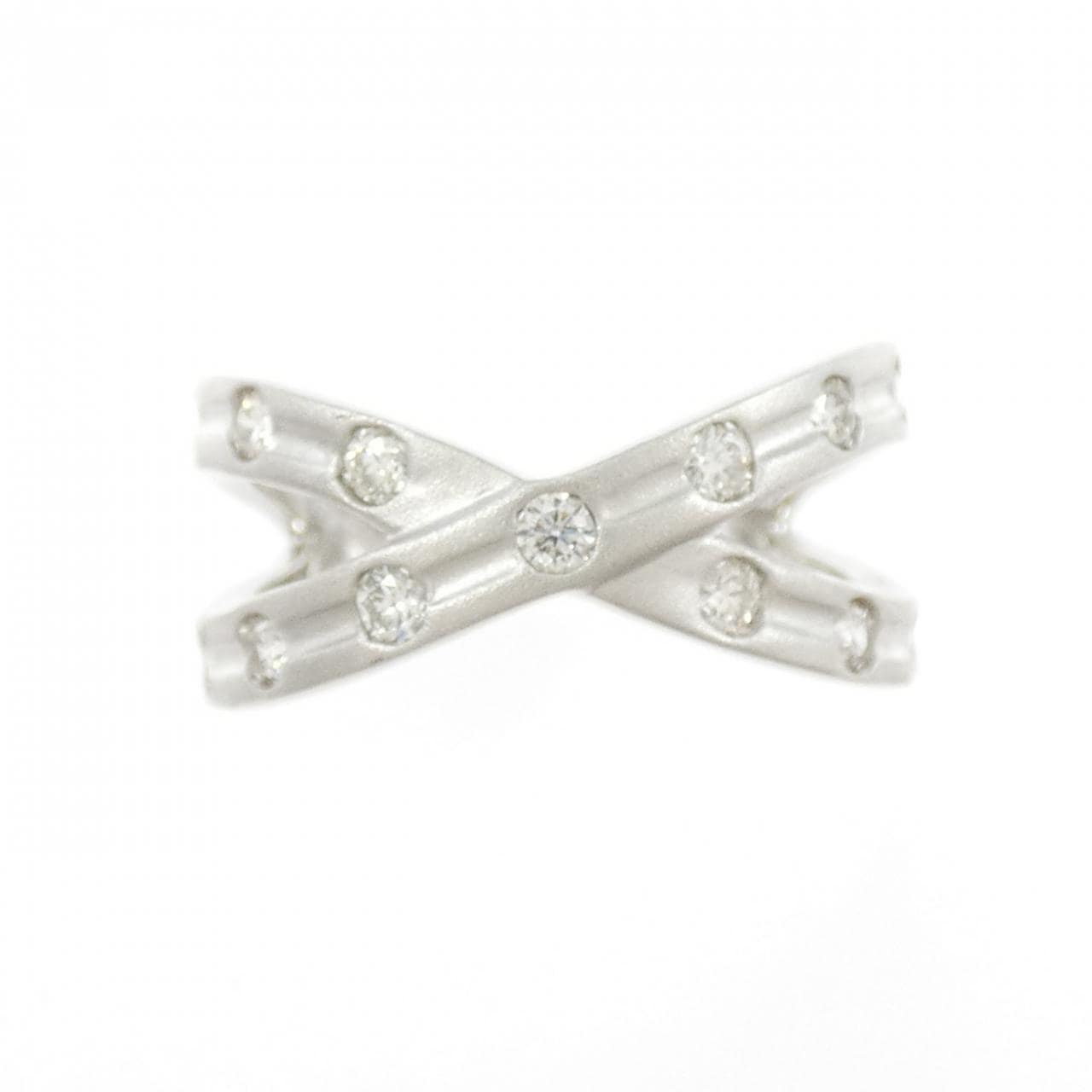 K18WG ダイヤモンド リング 0.32CT