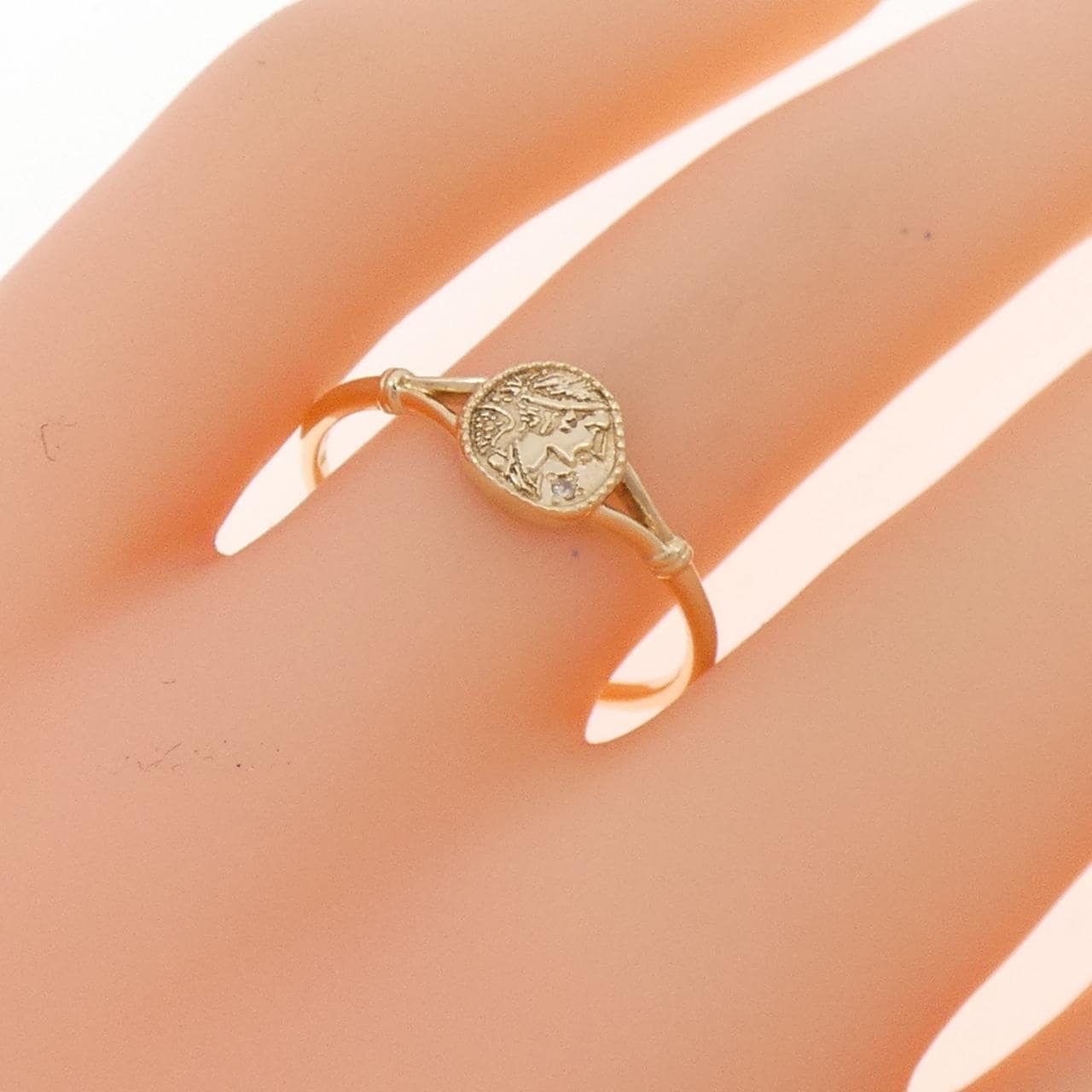 アガット ダイヤモンド リング 0.004CT