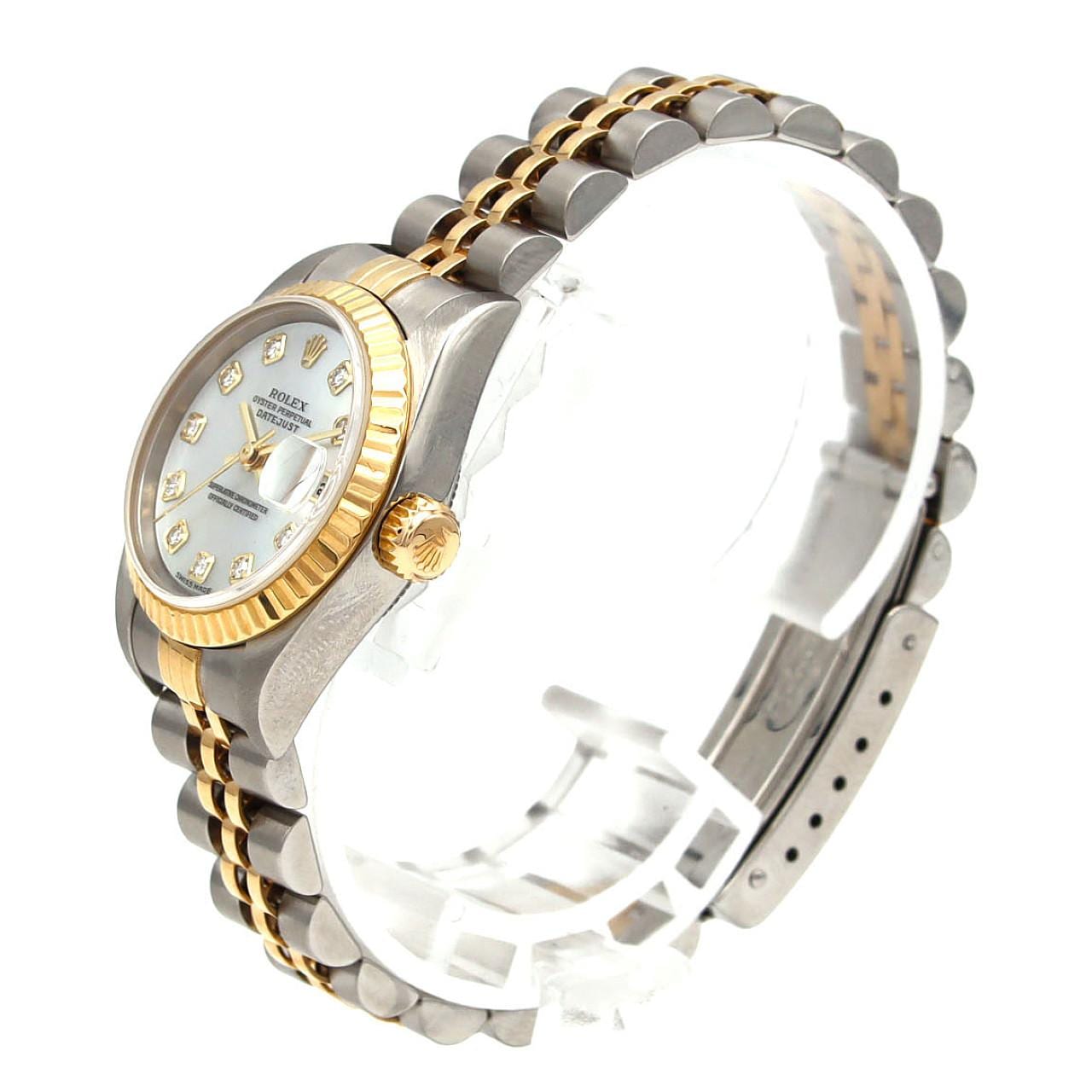 ロレックス デイトジャスト 79173NG SSxYG 自動巻 P番