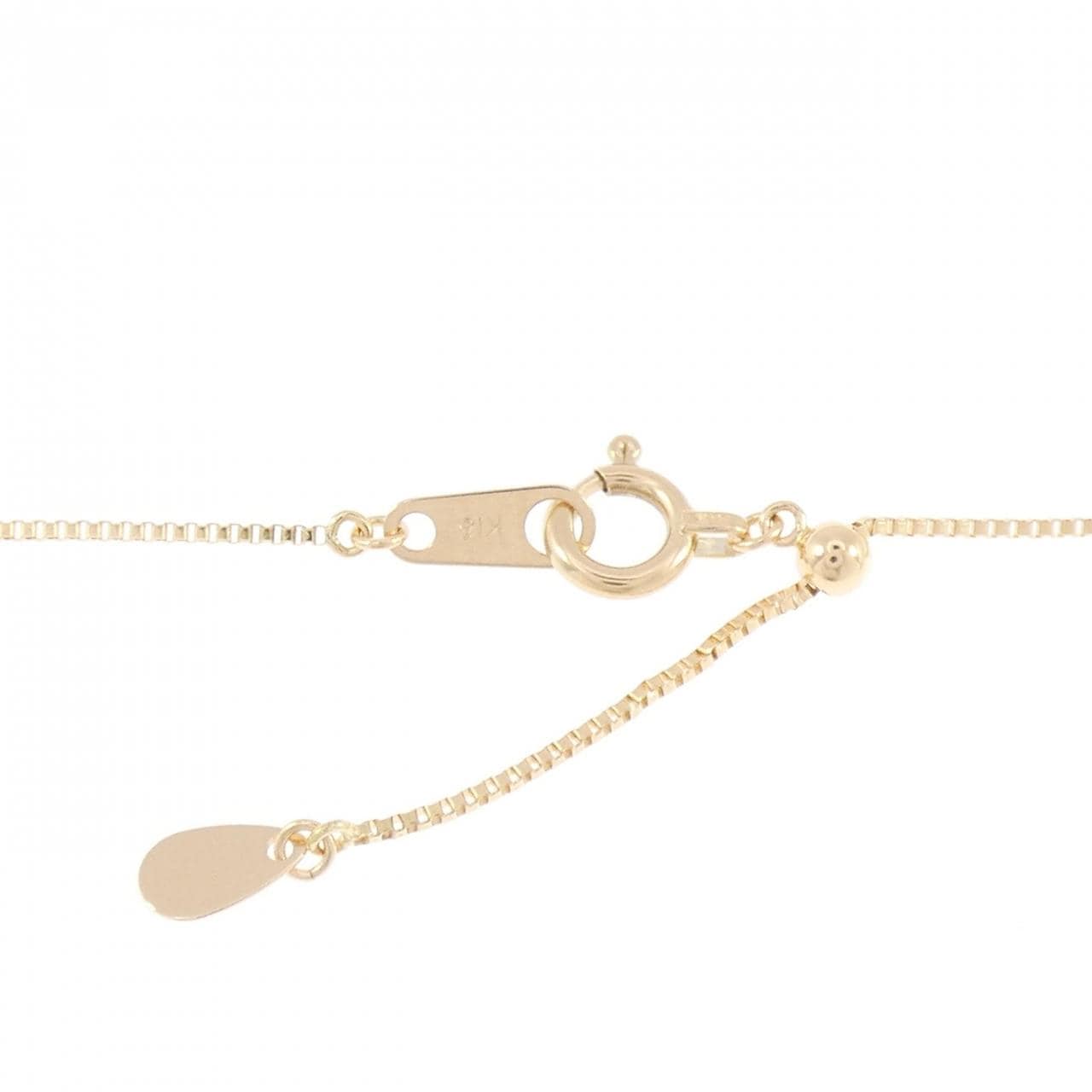 K18YG クロス ダイヤモンド ネックレス 0.24CT