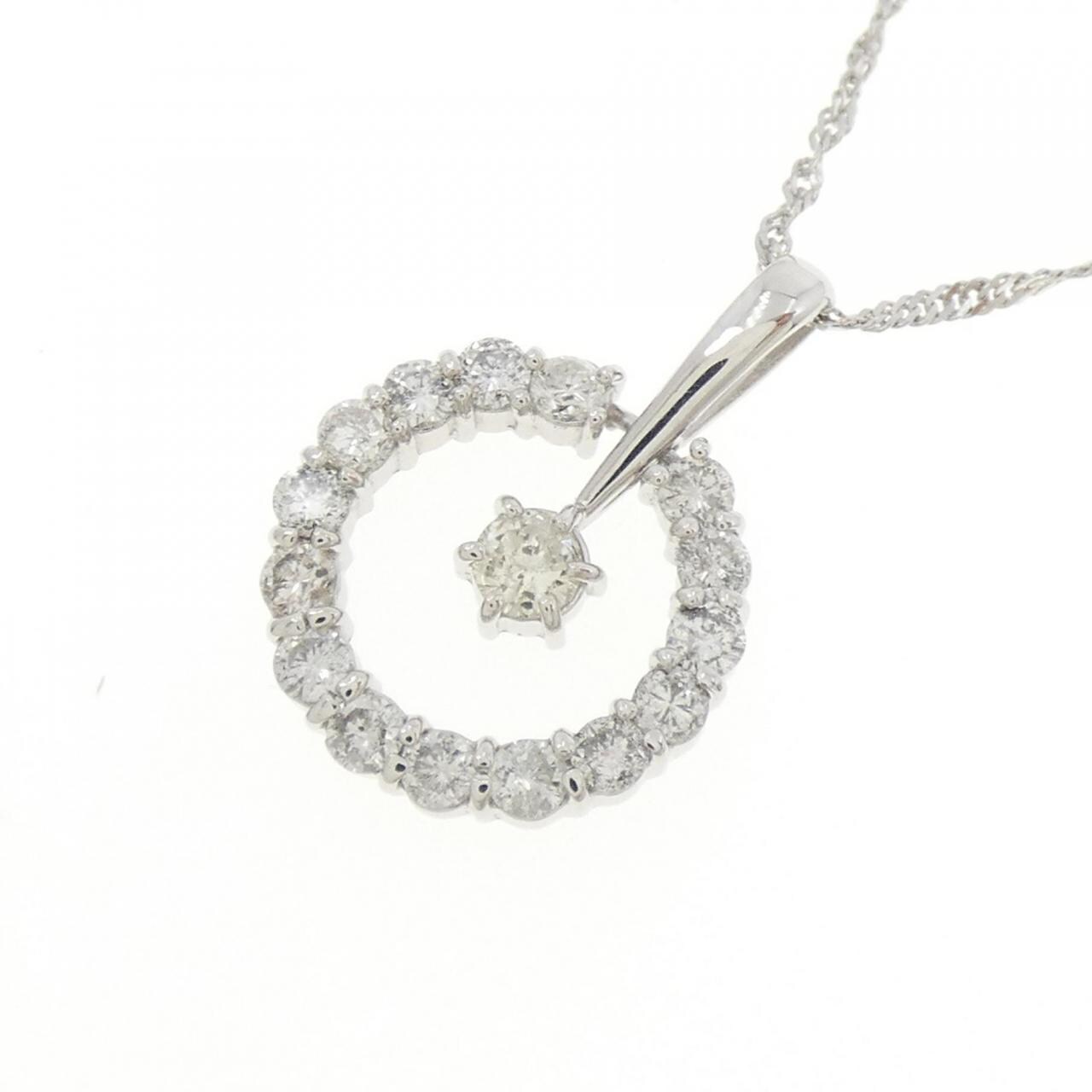 PT900/PT850 ダイヤモンド ネックレス 0.50CT