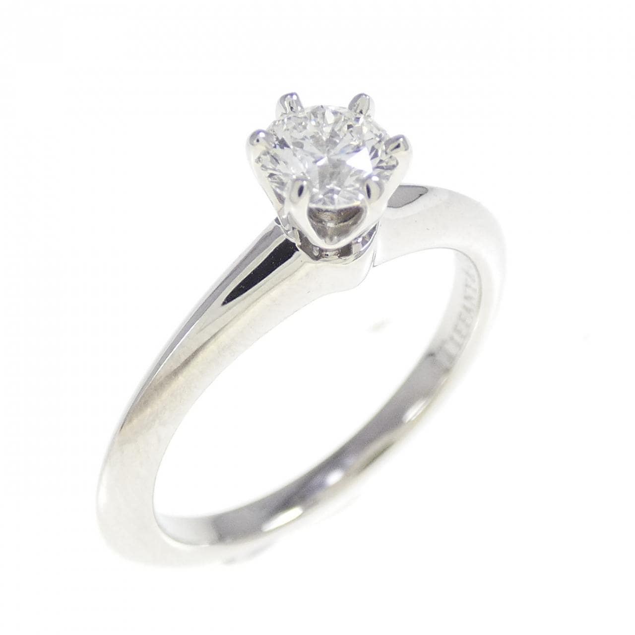 ティファニー クラシックソリティア リング 0.29CT H VVS2 EXT